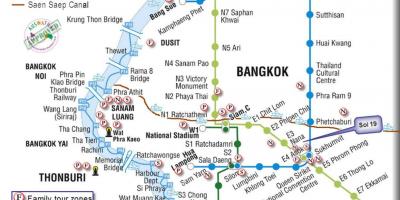 सार्वजनिक परिवहन बैंकाक नक्शा