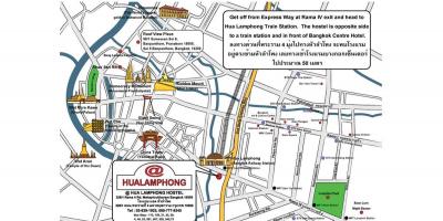 हुआ lamphong रेलवे स्टेशन का नक्शा