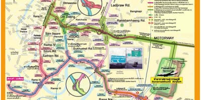 बैंकॉक के नक्शे एक्सप्रेस