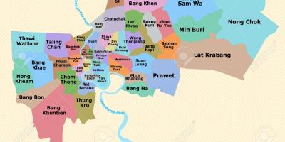 बैंकॉक के नक्शे जिला